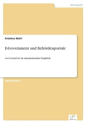 Seller image for E-Government und Behrdenportale for sale by BuchWeltWeit Ludwig Meier e.K.