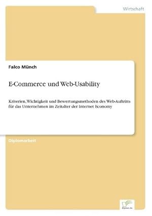Imagen del vendedor de E-Commerce und Web-Usability a la venta por BuchWeltWeit Ludwig Meier e.K.