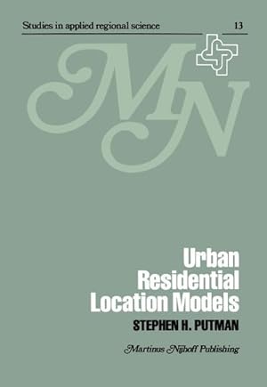 Seller image for Urban residential location models for sale by BuchWeltWeit Ludwig Meier e.K.