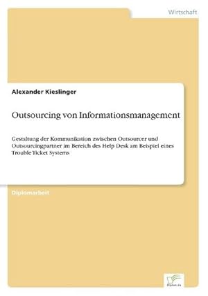 Seller image for Outsourcing von Informationsmanagement for sale by BuchWeltWeit Ludwig Meier e.K.