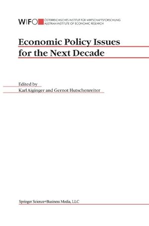 Imagen del vendedor de Economic Policy Issues for the Next Decade a la venta por BuchWeltWeit Ludwig Meier e.K.