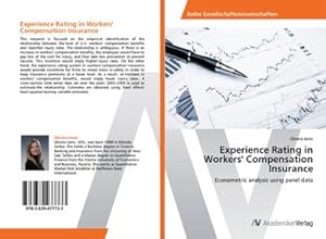 Bild des Verkufers fr Experience Rating in Workers' Compensation Insurance zum Verkauf von BuchWeltWeit Ludwig Meier e.K.