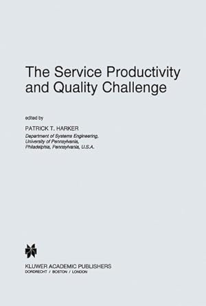 Seller image for The Service Productivity and Quality Challenge for sale by BuchWeltWeit Ludwig Meier e.K.