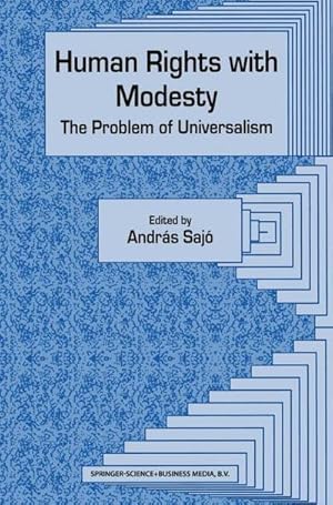 Seller image for Human Rights with Modesty: The Problem of Universalism for sale by BuchWeltWeit Ludwig Meier e.K.