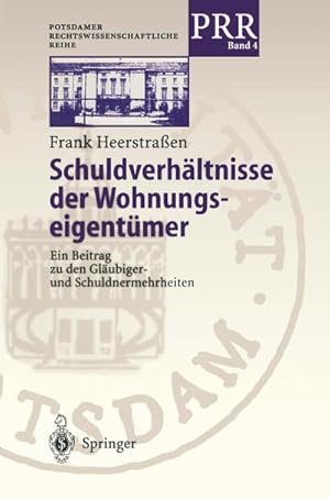 Immagine del venditore per Schuldverhltnisse der Wohnungseigentmer venduto da BuchWeltWeit Ludwig Meier e.K.