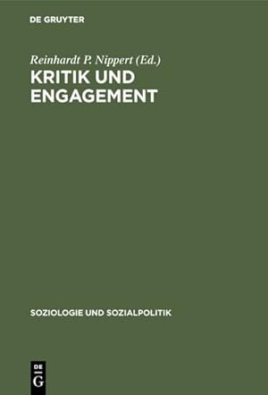 Immagine del venditore per Kritik und Engagement venduto da BuchWeltWeit Ludwig Meier e.K.