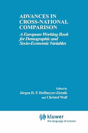 Image du vendeur pour Advances in Cross-National Comparison mis en vente par BuchWeltWeit Ludwig Meier e.K.