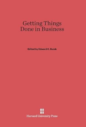 Seller image for Getting Things Done in Business for sale by BuchWeltWeit Ludwig Meier e.K.