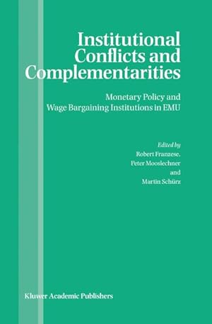 Imagen del vendedor de Institutional Conflicts and Complementarities a la venta por BuchWeltWeit Ludwig Meier e.K.