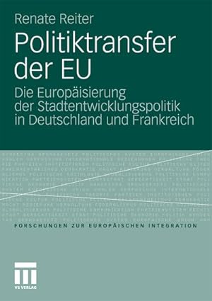 Seller image for Politiktransfer der EU for sale by BuchWeltWeit Ludwig Meier e.K.