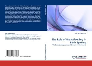 Immagine del venditore per The Role of Breastfeeding in Birth Spacing venduto da BuchWeltWeit Ludwig Meier e.K.