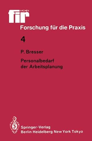 Image du vendeur pour Personalbedarf der Arbeitsplanung mis en vente par BuchWeltWeit Ludwig Meier e.K.