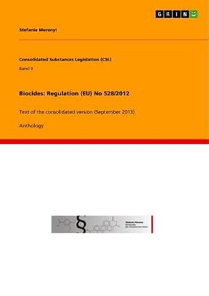 Seller image for Biocides: Regulation (EU) No 528/2012 for sale by BuchWeltWeit Ludwig Meier e.K.