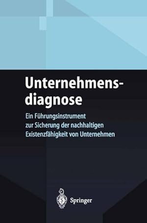 Seller image for Unternehmensdiagnose for sale by BuchWeltWeit Ludwig Meier e.K.