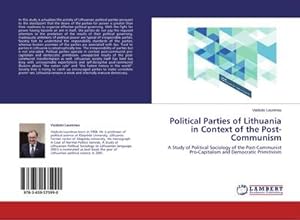 Seller image for Political Parties of Lithuania in Context of the Post-Communism for sale by BuchWeltWeit Ludwig Meier e.K.
