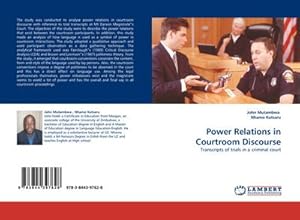 Seller image for Power Relations in Courtroom Discourse for sale by BuchWeltWeit Ludwig Meier e.K.