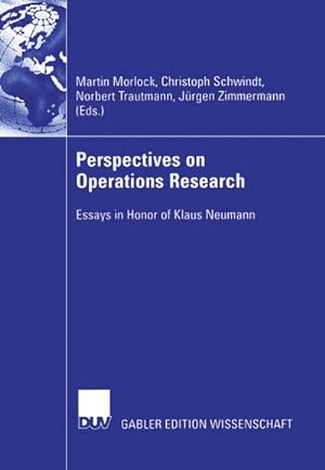 Image du vendeur pour Perspectives on Operations Research mis en vente par BuchWeltWeit Ludwig Meier e.K.