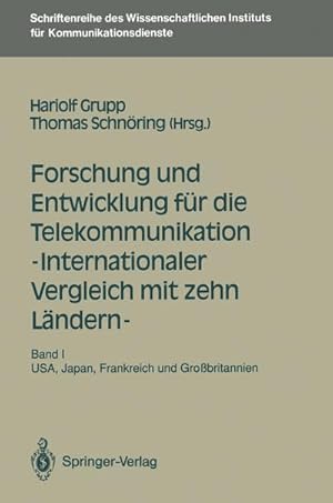 Seller image for Forschung und Entwicklung fr die Telekommunikation  Internationaler Vergleich mit zehn Lndern  for sale by BuchWeltWeit Ludwig Meier e.K.