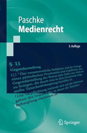 Seller image for Medienrecht for sale by BuchWeltWeit Ludwig Meier e.K.