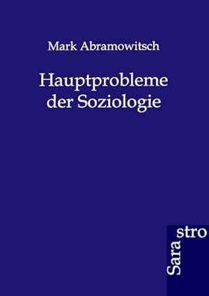 Seller image for Hauptprobleme der Soziologie for sale by BuchWeltWeit Ludwig Meier e.K.