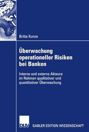 Seller image for berwachung operationeller Risiken bei Banken for sale by BuchWeltWeit Ludwig Meier e.K.