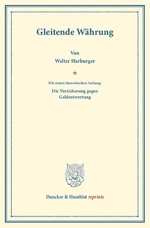 Imagen del vendedor de Gleitende Whrung. a la venta por BuchWeltWeit Ludwig Meier e.K.