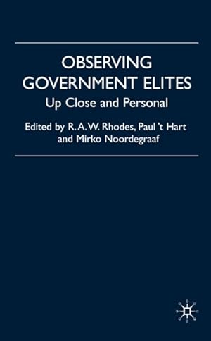 Seller image for Observing Government Elites for sale by BuchWeltWeit Ludwig Meier e.K.
