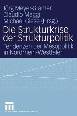 Imagen del vendedor de Die Strukturkrise der Strukturpolitik a la venta por BuchWeltWeit Ludwig Meier e.K.