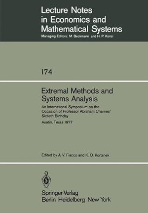 Image du vendeur pour Extremal Methods and Systems Analysis mis en vente par BuchWeltWeit Ludwig Meier e.K.