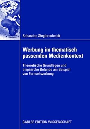 Seller image for Werbung im thematisch passenden Medienkontext for sale by BuchWeltWeit Ludwig Meier e.K.