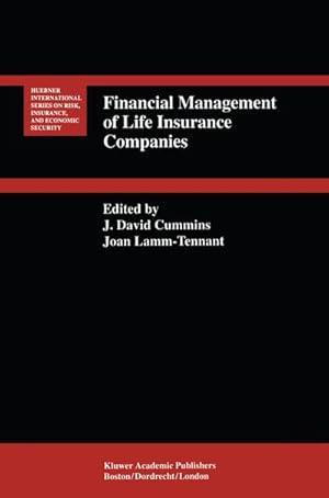 Image du vendeur pour Financial Management of Life Insurance Companies mis en vente par BuchWeltWeit Ludwig Meier e.K.