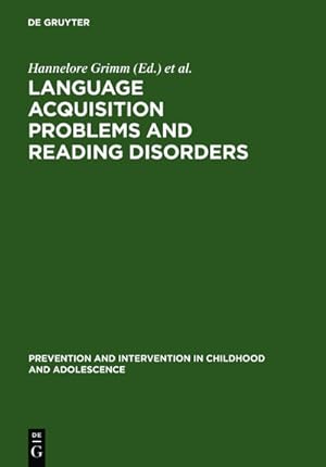Seller image for Language acquisition problems and reading disorders for sale by BuchWeltWeit Ludwig Meier e.K.