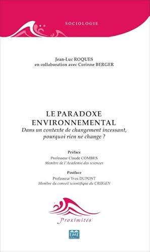 Image du vendeur pour Le paradoxe environnemental mis en vente par BuchWeltWeit Ludwig Meier e.K.