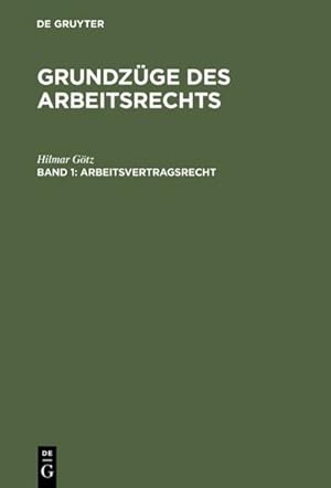 Seller image for Arbeitsvertragsrecht for sale by BuchWeltWeit Ludwig Meier e.K.