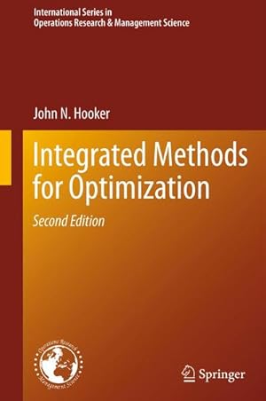 Bild des Verkufers fr Integrated Methods for Optimization zum Verkauf von BuchWeltWeit Ludwig Meier e.K.