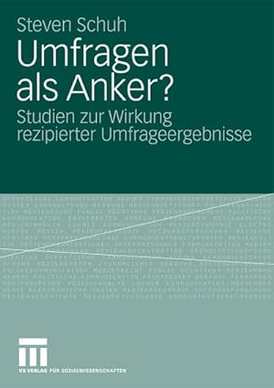Seller image for Umfragen als Anker? for sale by BuchWeltWeit Ludwig Meier e.K.