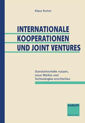 Seller image for Internationale Kooperationen und Joint Ventures for sale by BuchWeltWeit Ludwig Meier e.K.