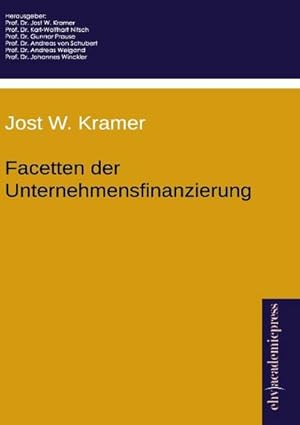 Seller image for Facetten der Unternehmensfinanzierung for sale by BuchWeltWeit Ludwig Meier e.K.