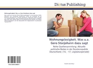 Seller image for Wohnungslosigkeit. Was u.a. Gero Storjohann dazu sagt for sale by BuchWeltWeit Ludwig Meier e.K.