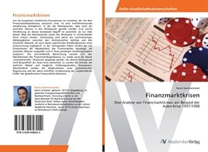 Seller image for Finanzmarktkrisen for sale by BuchWeltWeit Ludwig Meier e.K.
