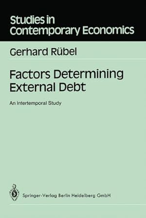Seller image for Factors Determining External Debt for sale by BuchWeltWeit Ludwig Meier e.K.