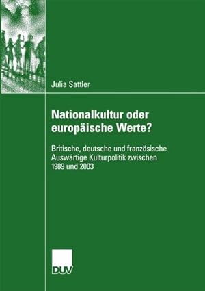 Immagine del venditore per Nationalkultur oder europische Werte? venduto da BuchWeltWeit Ludwig Meier e.K.