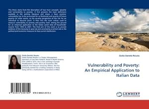 Seller image for Vulnerability and Poverty: An Empirical Application to Italian Data for sale by BuchWeltWeit Ludwig Meier e.K.