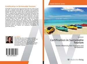 Seller image for Certification in Sustainable Tourism for sale by BuchWeltWeit Ludwig Meier e.K.