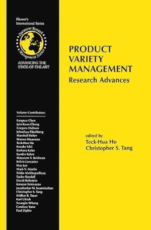 Seller image for Product Variety Management for sale by BuchWeltWeit Ludwig Meier e.K.