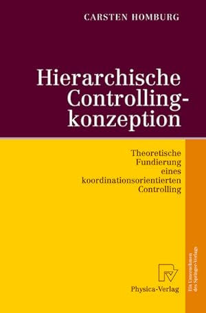 Seller image for Hierarchische Controllingkonzeption for sale by BuchWeltWeit Ludwig Meier e.K.