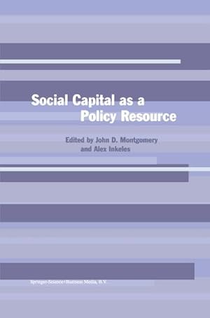 Image du vendeur pour Social Capital as a Policy Resource mis en vente par BuchWeltWeit Ludwig Meier e.K.