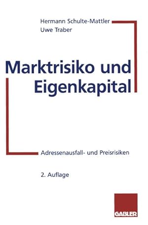 Bild des Verkufers fr Marktrisiko und Eigenkapital zum Verkauf von BuchWeltWeit Ludwig Meier e.K.