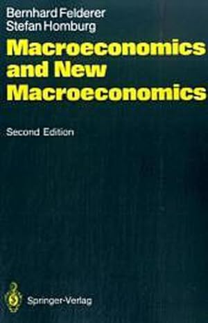 Bild des Verkufers fr Macroeconomics and New Macroeconomics zum Verkauf von BuchWeltWeit Ludwig Meier e.K.