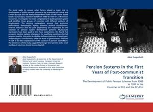 Immagine del venditore per Pension Systems in the First Years of Post-communist Transition venduto da BuchWeltWeit Ludwig Meier e.K.
